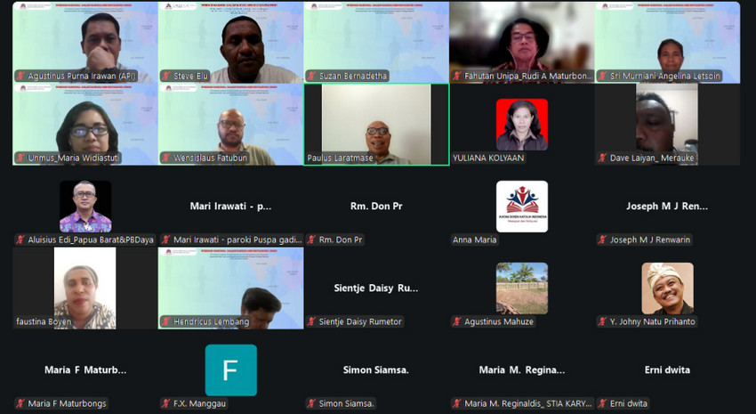 Webinar DPW Papua Selatan